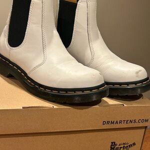 Dr. Martens Off-White Chelsea Boots